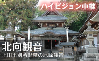 長野市にある善光寺と対をなす北向観音堂ライブカメラ